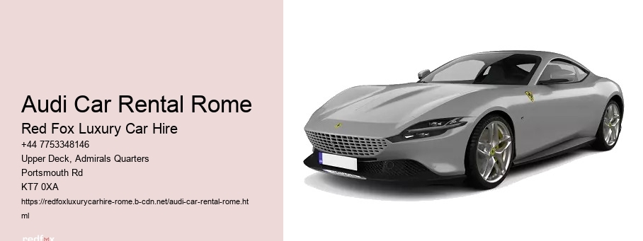 Audi Car Rental Rome